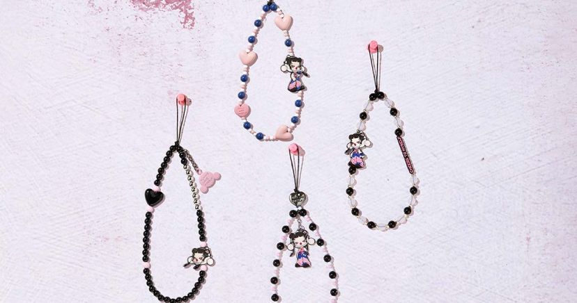 SKULLPANDA CHEERS TO MYSELF Series Phone Charm
