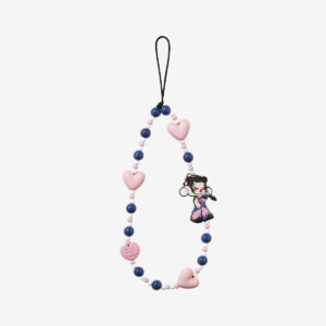 SKULLPANDA CHEERS TO MYSELF Series Phone Charm - Denim Color