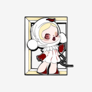 SKULLPANDA Image Of Reality Series Badge - The Duality (White)